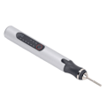Miniatyrbillede 4 af 8: Elektrisk slibepen USB genopladelig justerbar hastighed smart polering gravering slibeværktøj