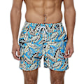 Pikkukuva 1 / 5: Escatch Miesten Nopeasti Kuivuva Uimapuvut Ranta Board Shorts - Palm Leaves Kuvio