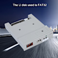 Miniatyrbild 6 av 8: SFR1M44-FU 3,5 tum 1,44 MB USB diskettenhetsemulator för broderimaskin Plug and Play