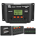 Miniatyrbillede 8 af 8: 12V/24V LCD solcelleladningsregulator med dobbelt USB-udgang til batteri til brug i hjemmet, industri og erhverv med 20A nominel opladning/afladning