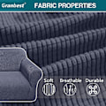 Miniatyrbilde 4 av 5: Elastisk Sofaovertrekk - Mykt, Stilig og Kjæledyrvennlig