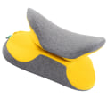 Miniatyrbillede 3 af 8: Memory Foam Nap Pillow Office Noon Sleeping Pillow School Table Desk Pillow for Students Lemon Yellow 38x33x15cm