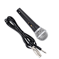 Miniatyrbilde 6 av 8: XLR-mikrofon med XLR til 1/4-tommers kabellydtilkobling Håndholdt mikrofon egnet for scenekaraoke-sang og opptak