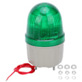 Miniatyrbillede 1 af 8: BERM nødadvarselslys ABS LED lydalarm til fabrikker BEM-2071J DC24V 5WGrøn