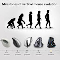 Miniatyrbilde 3 av 5: Ergonomisk Vertikal Mus Kablet Mus Optisk Gaming Mus Dpi 6 Knapper