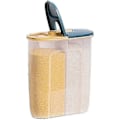 Miniatyrbillede 1 af 5: 2-i-1 Opbevaringskrukker Lufttætte med Låg, Cornflakes Opbevaringsboks Køkken Plastik Müslidåser, Müsli Bulk Dåsebeholdere, Madopbevaringsbeholdere