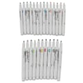 Miniatyrbillede 8 af 8: Dobbeltsidet highlighter 25 farver hurtigtørrende ergonomisk vandbaseret farve highlighter til skolekontor kunstafdeling