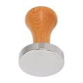 Miniatyrbillede 5 af 8: Kaffe Tamper i Rustfrit Stål med Flad Bund, Tampeværktøj til Kaffe, Håndtamper til Kaffe med Træhåndtag 58mm/2.3in