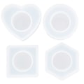 Miniatyrbillede 2 af 8: Krystal Epoxy Opbevaringsboks Form DIY Hexagonal Rund Firkantet Spisebord Håndklæde Spænde Silikoneform