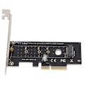 Pikkukuva 1 / 8: NVME M.2 - PCIE3.0 X4 -sovitin Nopea Nopeus Nopea Lämpöhajonta M.2 NVME SSD PCIE 3.0X4