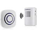 Miniatyrbillede 1 af 4: 2024, Passage Alarm, Butiksklokke, Trådløst alarmsystem med bevægelsesdetektor Infrarød menneskekropssensor dørklokke velkomst enhed smart home Alarm