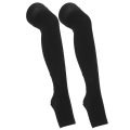 Pikkukuva 2 / 8: Open Toe Compression Ohut sukat Monipuoliset Reisi Korkea Mercerization Sukat BlackM
