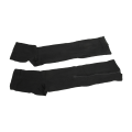Pikkukuva 8 / 8: Nylon -kompressiosukat Vetoketjurakenne Edistää verenkiertoa Avovarvas-kompressiosukat Mustat S/M