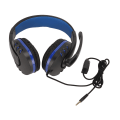 Miniatyrbild 3 av 8: 3,5 mm spelheadset med mikrofontrådskontroll Justerbar volym En knapp avstängd datorspelsheadset