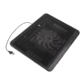Miniatyrbilde 7 av 8: Bærbar kjøler Kjølepute Base Stor vifte USB-stativ for 14" eller under Notebook Black
