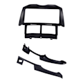Miniatyrbilde 3 av 8: Bilde Fascia 2DIN Radio Stereo Dash CD Ramme Panel Erstatning for Yaris Vitz Platz 2005‑2011 Svart