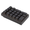 Miniatyrbilde 7 av 8: 21 taster numerisk tastatur RGB bakgrunnsbelyst ergonomisk lite mekanisk numerisk numerisk tastatur for bærbar datamaskin Svart