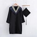 Miniatyrbillede 4 af 5: Elegant Grøn Fint Strikket Gradueringskjole - Jikaix L