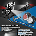 Miniatyrbild 4 av 5: Cykelbelysningsset, Superstark USB-uppladdningsbar cykelbelysning