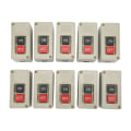 Miniatyrbild 1 av 8: 10 st 3-fas motoromkopplare 2 positioner självåterställning Power Press Button Switch för distributionslådor 380V 30A