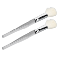Miniatyrbillede 7 af 8: 2 stk makeup børste blød elastisk tæt uld stor dækning Præcis påføring pulver børste til makeup pulver blusher
