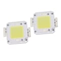 Miniatyrbillede 2 af 8: 2 stk. 100W COB LED-lyschip 9600LM 6000K LED-lyschip-perler til LED-støbepære 32-36V
