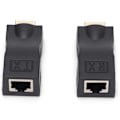 Miniatyrbild 8 av 8: Signal Adapter Svart RJ45 till HighDefinition Multimedia Interface Överföringsförlängare