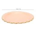 Miniatyrbilde 8 av 8: 8 stk 7 tommers engangspapir runde tallerken bursdag bryllupsfest forsyninger tallerken servise rosa 8 stk 18 cm / 7 tommer