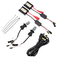 Miniatyrbillede 4 af 8: Xenon forlygter 5500LM H4 Xenon pære 55W HID Xenon pære sæt til alle DC12V biler 8000K blå