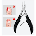 Miniatyrbillede 6 af 8: 7 stk Manicure Sæt Rustfrit Stål Manicure Pedicure Kit Grooming Kit Negleklippere