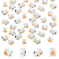 Pikkukuva 2 / 5: Mini lehmäpatsas, hartsi, lehmä, miniatyyri, eläinpatsas, tee-se-itse-askartelu