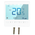 Miniatyrbillede 1 af 8: Programmerbar termostat Høj nøjagtighed LCD-termostat med stor skærm til stue Soveværelse Spisestue Hall AC230V