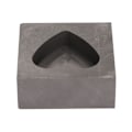 Miniatyrbild 5 av 8: Grafitform Form Grafitgjutning Mould för guld Silver Mässing Koppar Aluminium Zink Raffinering Smältning