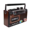 Miniatyrbild 5 av 8: Kassettbandspelare AM FM-radio Stark signal Ljudlös Stöd för minneskort och USB Bärbar kassettbandspelare Recorder EU-kontakt 220V