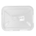 Miniatyrbild 5 av 5: Stänkskydd Klar Transparent Akryl Dammtät Rektangelform Bekväm Praktisk Hem Tallriksöverdrag för Kök S