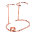 Miniatyrbillede 1 af 8: Barberstativ Sikkerhed Rustfrit Stål Moderne Design Rustfri Holdbar Lille bærbar barberbørsteholder til toilettet Rose Gold