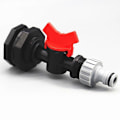 Pikkukuva 2 / 4: S60x6 Adapteriventtiili 3/4 1000 litran IBC-vesisäiliöön, ämpäritarvikkeet, ämpärin kytkinliitos, puutarhaletkuliitosHL (vain hanaZD B2 EE