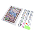 Miniatyrbillede 3 af 8: 5D Rhinestone Maleri Kits God Vedhæftning Høj Definition Udskrivning DIY Rhinestone Kunst Blomster Kits til Hjemmeindretning Gaver