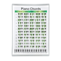 Pikkukuva 1 / 8: Piano Chord Chart Art Paper Educational Fingering Chart Julisteet pianisteille SongwritersS