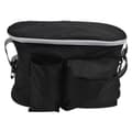 Barnevogn Organizer Bag Vanntett Universal Passform Organizer med Koppholder for Barnevogn Mica Black
