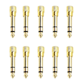 Pikkukuva 1 / 5: Trs Audio -sovitin 1/4\" (6,35 mm) uros - 1/8\" (3,5 mm) naaras Liitä älypuhelimet