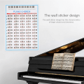 Miniatyrbillede 7 af 8: Klaverakkorder Tabs Diagram Begynder Finger Øvelse Musikinstrumenttilbehør 88 tangenter