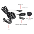Miniatyrbilde 2 av 5: Bilmikrofonmontering 3,5 mm Bluetooth-aktivert for bilstereohodeenhet