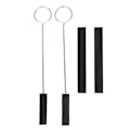 Miniatyrbilde 1 av 7: 4 stk Gummi kileformet mute sett Piano tuning mute keyboard vedlikehold instrument tilbehør