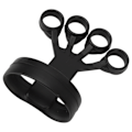 Pikkukuva 3 / 8: Finger Training Exerciser 4 Fingers Silicone Grip Vahvuussormiharjoittelija kalliokiipeilyyn Fitness Training Musta 5kg / 11lb