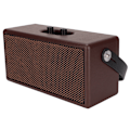 Miniatyrbild 7 av 8: Bluetooth-högtalare, bärbar retro trådlös Bluetooth-högtalare för hem, resor, utomhus, brun
