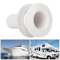 Miniatyrbillede 6 af 8: ABS Plast Holdbar Letvægts Båd Bund Yacht Bilge Dræn Udluftning Tilbehør 1-1/4 Tommer