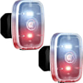 Miniatyrbillede 1 af 5: Sikker LED-lampe USB Genopladelig Løbelygte Clip-on Strobelygte med 5 Lystilstande