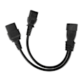 Miniatyrbild 4 av 8: IEC320 C14 till C19 och C13 power Enkel IEC 320 C14 till C19 C13 Y Splitter power 10A 250V 12,6 tum