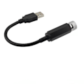Miniatyrbilde 3 av 5: USB Mini Stjerneprojeksjonslys - Slitesterkt LED nattlys for festivaler, bildekorasjon - Romantiske USB-lys (1 stk)